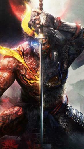Nioh Key Art iPhone Wallpaper