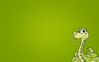 Cartoon Green Snake X Close