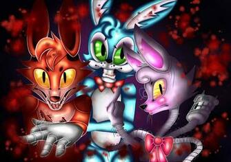 Fnaf Mangle Foxy Toybonnie For An Map By Eloylie