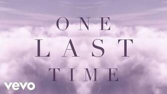Ariana Grande One Last Time Lyric Video Wavo