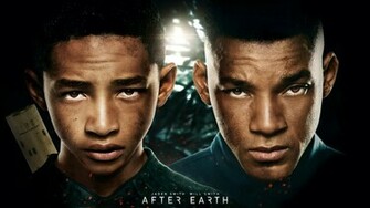 Jaden Smith And Will After Earth Wallpaper
