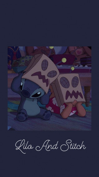 Wallpaper Lilo And Stitch Cartoon