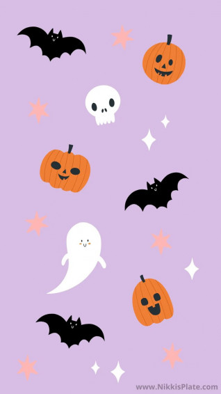 Cute Halloween iPhone Wallpaper