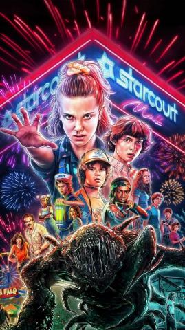 Stranger Things Season Artwork 4k Ultra HD Mobile Wallpaper
