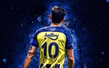Wallpaper Mesut Ozil Back Fenerbahce Fc 4k