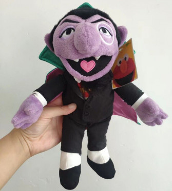 Count Von Sesame Street Plush Soft Toy Gund 28cm New