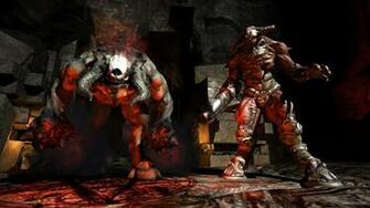 Doom Monsters Widescreen Wallpaper
