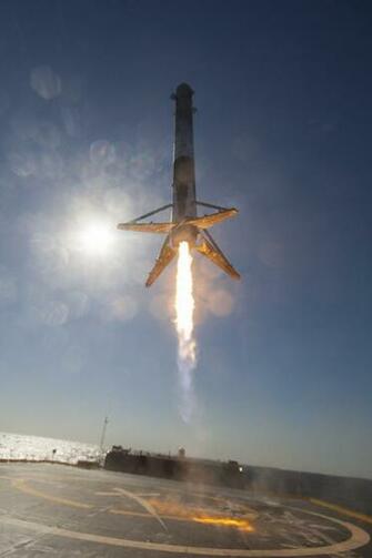Spacex Bei Start Und Landung Erfolgreich