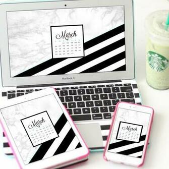 Make Your Own Luck This March With My Tech Wallpaper Planner