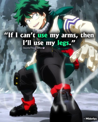 Powerful My Hero Academia Quotes Image