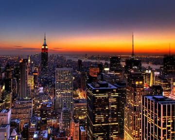 New York City Beautiful Night HD Wallpaper