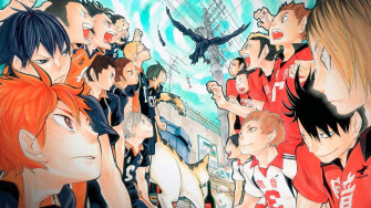 Enjoy The Calming Visuals Of Haikyuu On Aesthetic Desktop Wallpaper