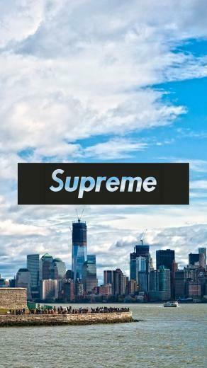 Supreme New York Wallpaper Top