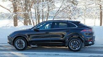 Porsche Cayenne Coupe Sporty Suv Spotted Winter Testing Car