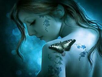 Butterfly Blue Abstract Art Beautiful