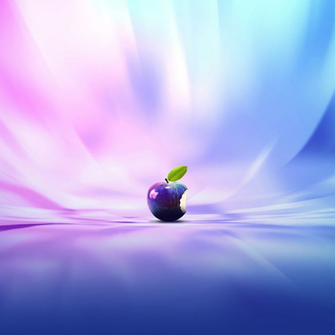 Purple Apple iPad Wallpaper iPadflava