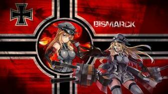 Kantai Collection Wallpaper Bismarck By Deathvoltz On
