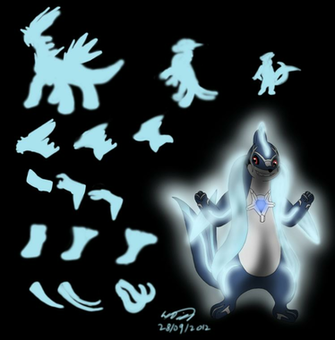 Floatzel Dialga By Threehorn