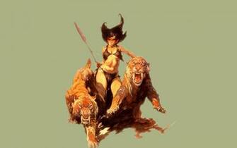 Frank Frazetta Fantasy Widescreen Wallpaper Image