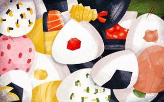 Onigiri Wallpaper Top Background