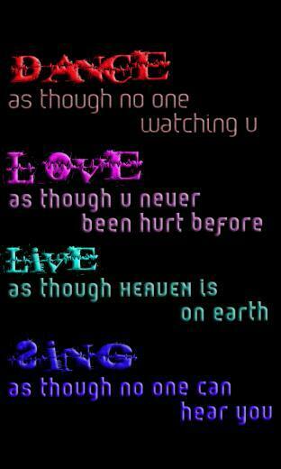 Live The Life Cell Phone Wallpaper HD Pictures