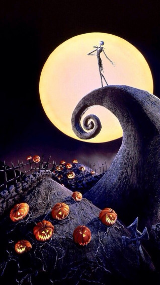 Jack Skellington Nightmare Before Christmas Wallpaper Sfondi