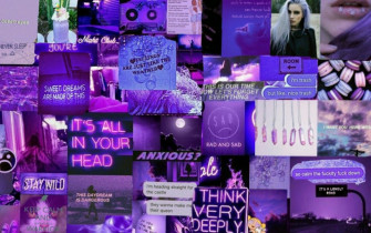 My Own Aesthetic Purple Wallpaper iPhone