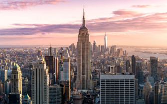 Manhattan Skyline New York City Wallpaper