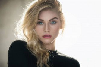 Blonde Female Model Wallpaper