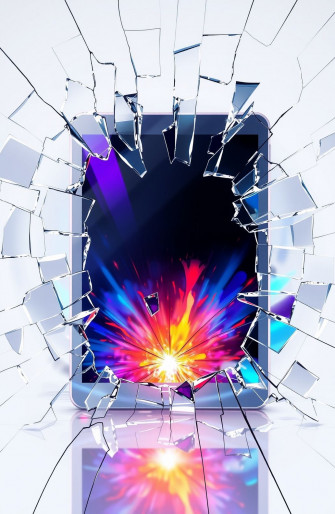 Broken iPad Wallpaper