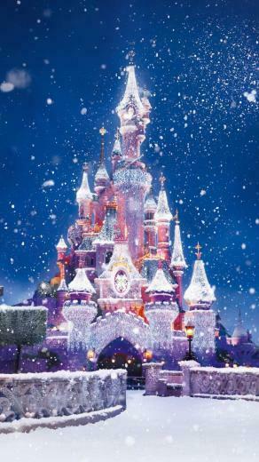 Castle Christmas Holiday Moon Balloon Lg G3 Wallpaper HD