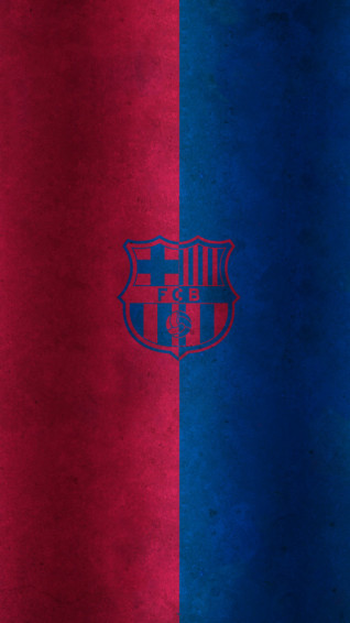 Red And Blue Fc Barcelona Logo Wallpaper iPhone