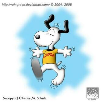 Snoopy Dancing By Raingrass