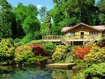 House By The Lake Wallpaper And Background