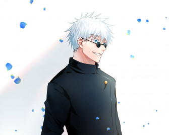 High School Student Jujutsu Kaisen Gojo Wallpaper
