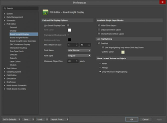 Pcb Editor Board Insight Display Altium Designer User