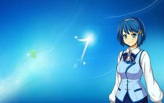 Anime Os Tan Microsoft Windows Girl Nanami Madobe Wallpaper