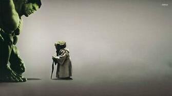 The Hulk And Yoda Digital Art Wallpaper Favorites Star Wars