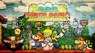 Super Paper Mario Computer Wallpaper Desktop Background