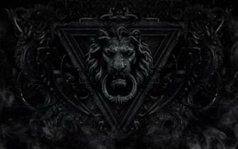 Black Lion White HD Wallpaper