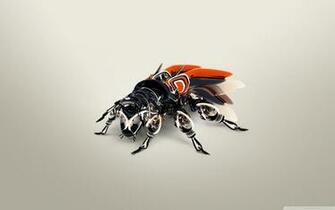 Biomechanics African Bee 4k HD Desktop Wallpaper For Dual