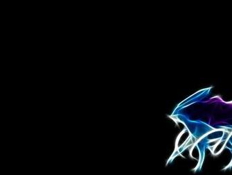 Pokemon Fractalius Black Background Wallpaper High Resolution