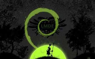 Sombre Linux Mint Debian Wallpaper HD Girls