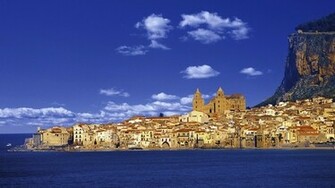 Italy Sicily Sicilia Cefal249 Palermo Wallpaper