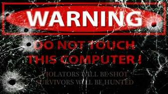Pics Photos Warning Sign Wallpaper Any Key