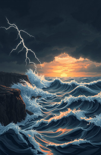 Stormy Ocean Wallpaper