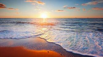 Beautiful Sea Sunset Scene X