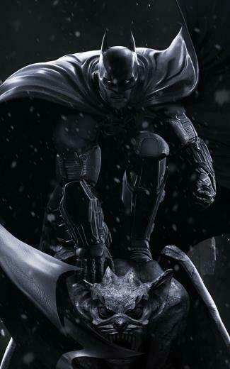 Android Wallpaper Batman Black Winter