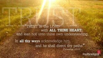 Trusting Him Desktop Background Duoparadigms Public Relations