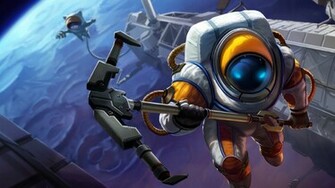 Nautilus League Of Legends HD Wallpaper Astronaut Skin Splash